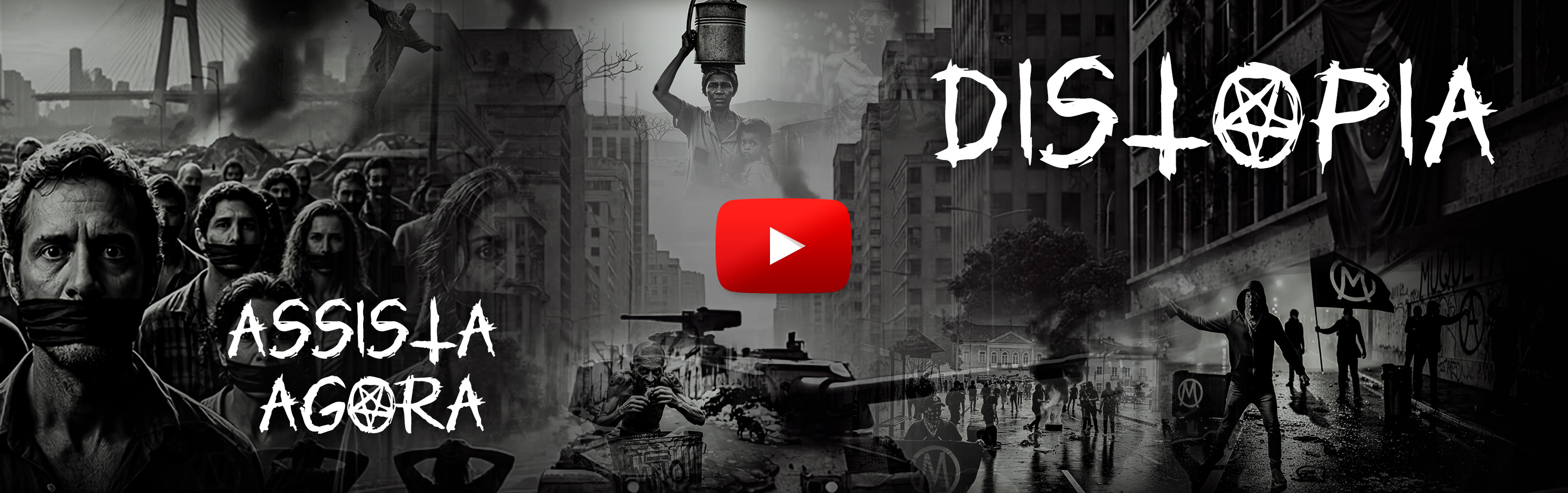 Assista o lyric video de Distopia